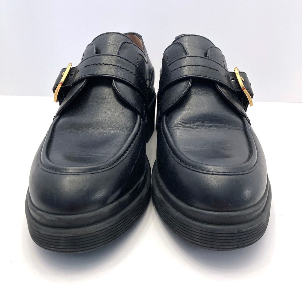 Cole Haan Carlitta Monk Strap Lug Sole Oxford Loafers Black Leather Womens 8B - Picture 10 of 11